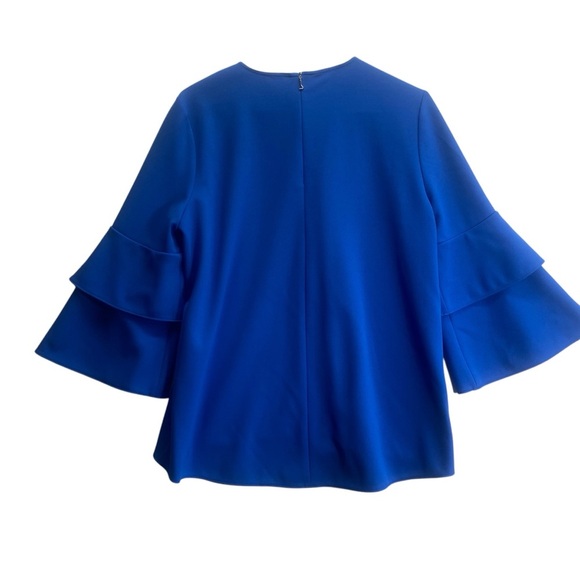 Women’s Tibi Structured Blouse in Blue. Size 4. - Picture 7 of 13